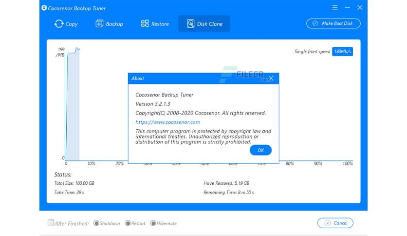 Cocosenor Backup Tuner 3.2.1.2 + WinPE ISO