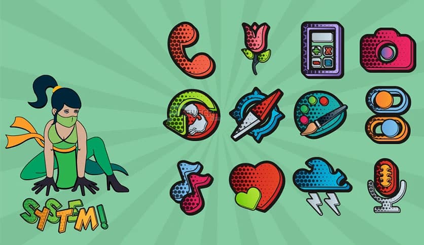 Comics Icon pack 2.3.5