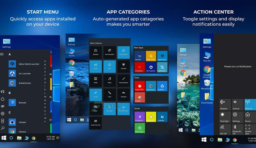 Computer Launcher Win 10 Prime 4.8