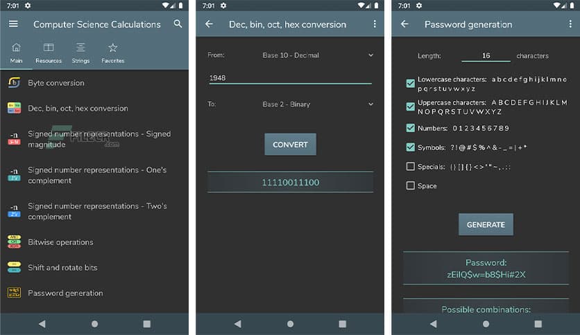 Computer Science Calculations 4.2.8