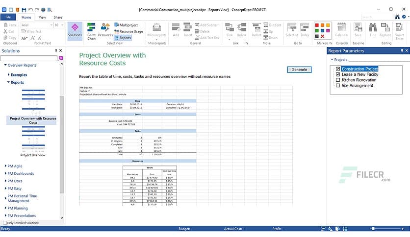 ConceptDraw PROJECT 15.0.0.344