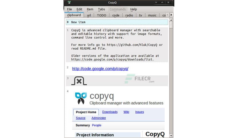 CopyQ 13.0.0