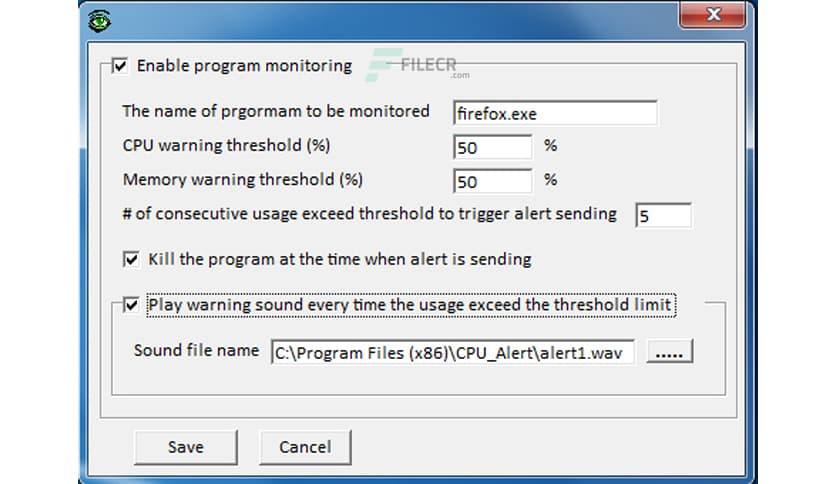 CPU Monitor and Alert 4.7.3