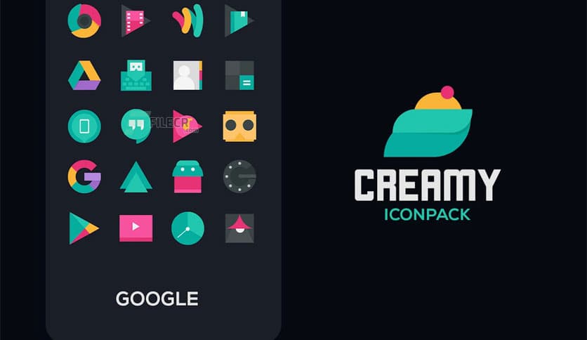 Creamy Icon pack 3.8