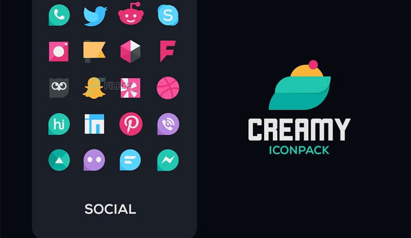 Creamy Icon pack 3.8