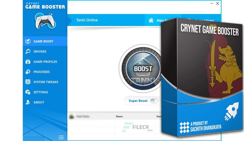 Crynet Game Booster 1.0.0.0
