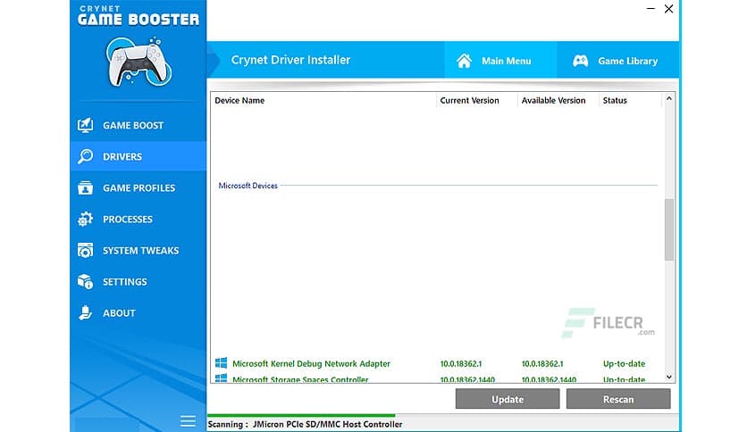Crynet Game Booster 1.0.0.0