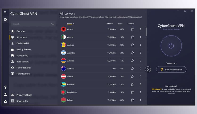 CyberGhost VPN 9.1.0