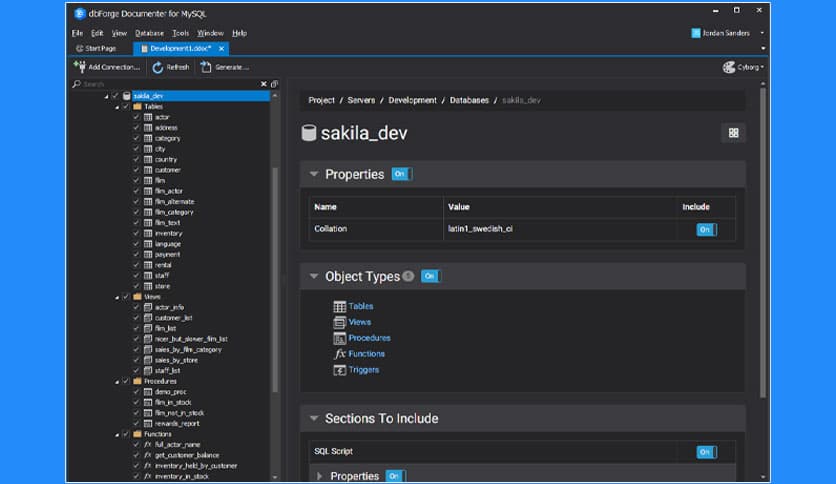 dbForge Documenter for MySQL Professional 10.0.225