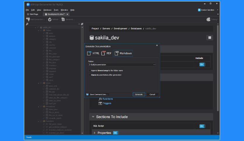 dbForge Documenter for MySQL Professional 10.0.225