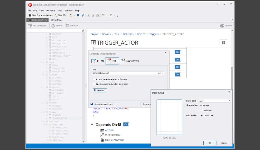 dbForge Documenter for Oracle 1.5.221