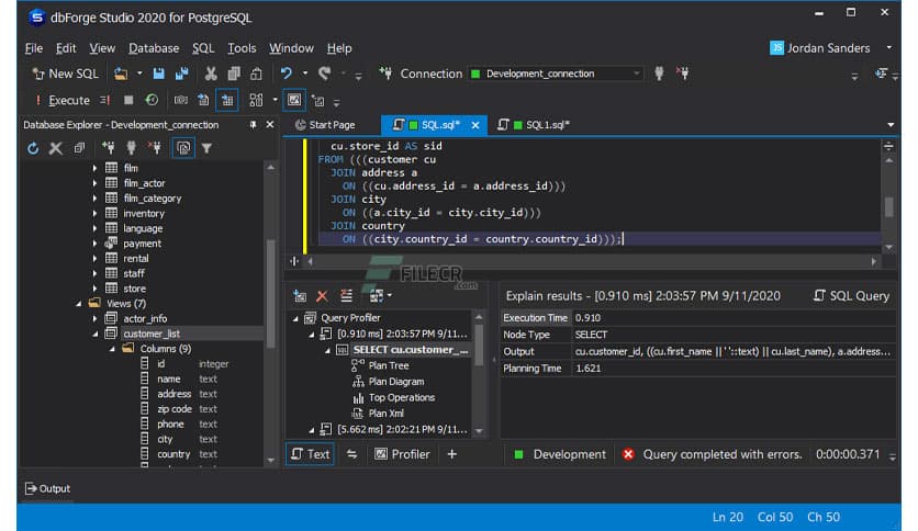 dbForge Studio for PostgreSQL Professional 2025.3.61