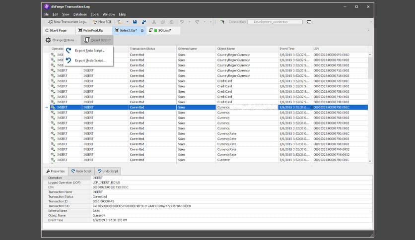 dbForge Transaction Log 2.1.85