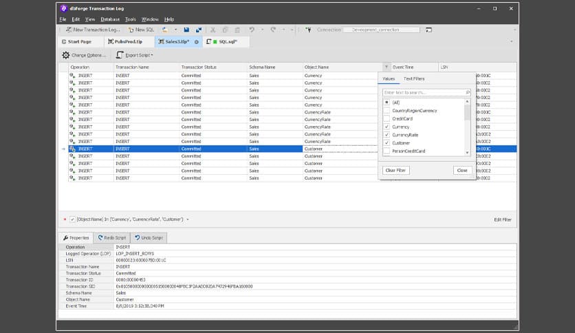 dbForge Transaction Log 2.1.85