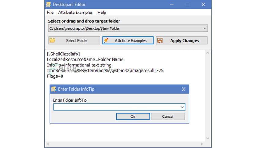 Desktop.ini Editor 1.1