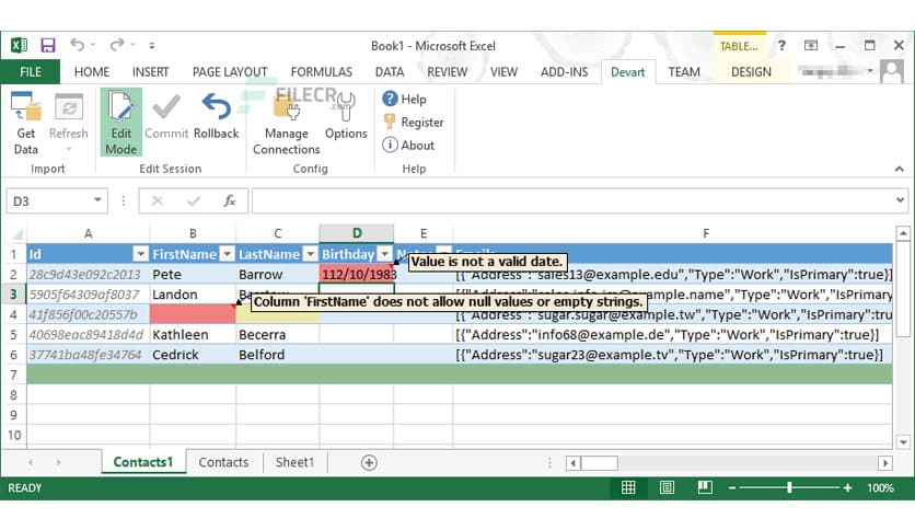 Devart Excel Add-ins 2.10.1404.0