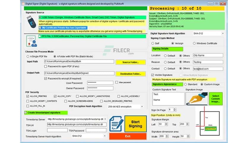 Digital Signer Lite 11.8.3