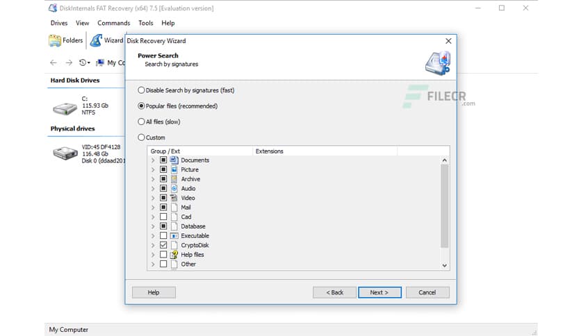 DiskInternals FAT Recovery 7.7.4