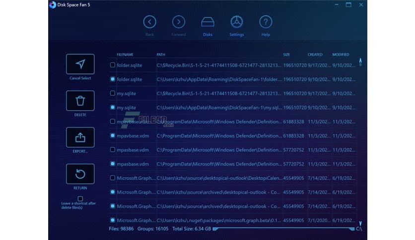 Disk Space Fan 5.0.5.1