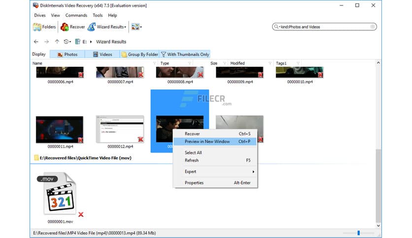 DiskInternals Video Recovery 7.8.0.0