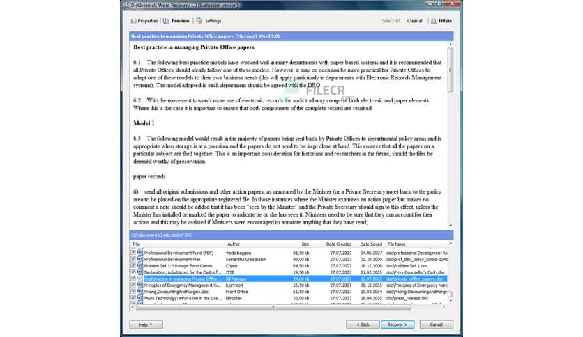 DiskInternals Word Recovery 5.6.4.0