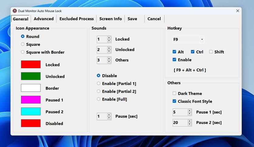 Dual Monitor Auto Mouse Lock 1.0.0.8