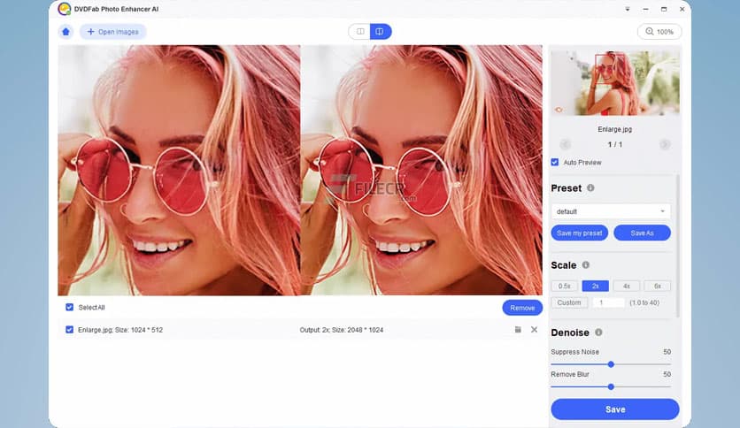DVDFab Photo Enhancer AI 1.0.2.3
