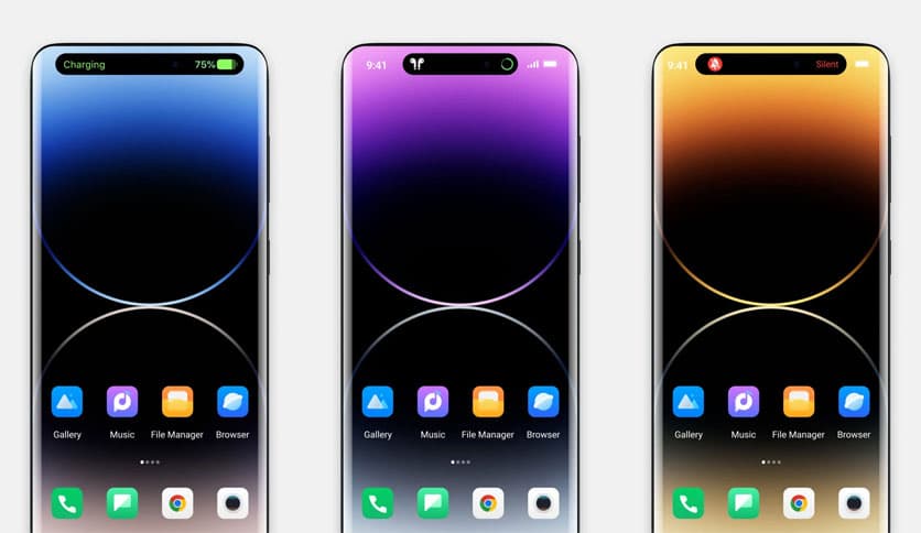 Dynamic Island iOS 16 notch 9.5