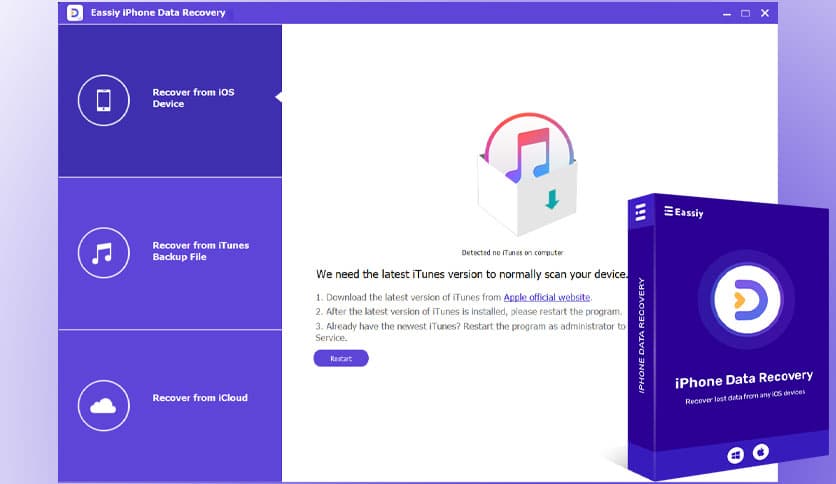 Eassiy iPhone Data Recovery 5.0.18