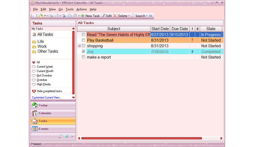 Efficient Calendar 5.60 Build 559