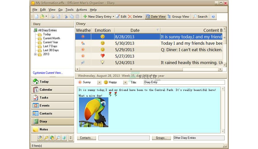 Efficient Mans Organizer 5.60 Build 559