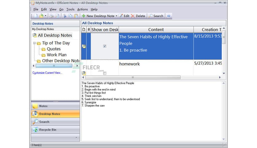 Efficient Notes 5.60 Build 559