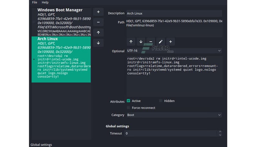 EFI Boot Editor 1.5.5