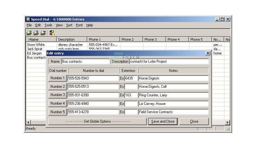 ElectraSoft Speed Dial 25.10.31