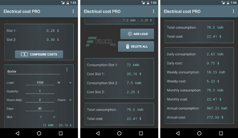 Electrical Cost 6.1.7
