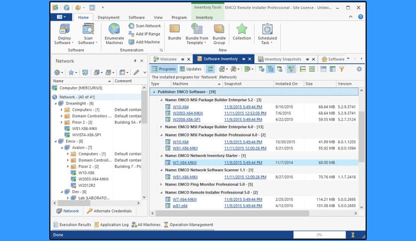 EMCO Remote Installer