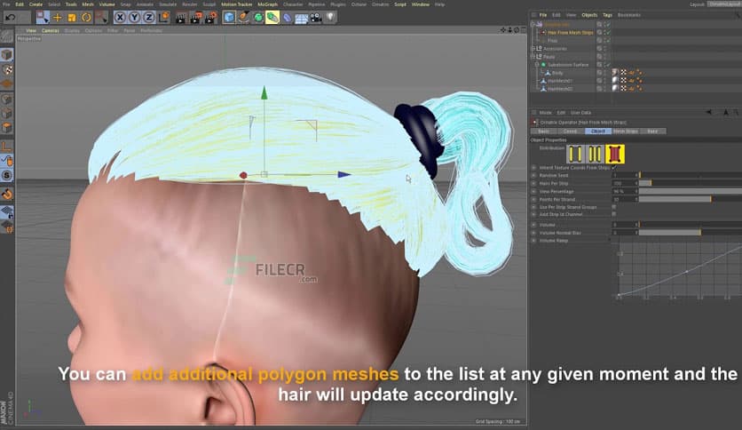 Ephere Ornatrix 2.0.10.26200 for Cinema 4D