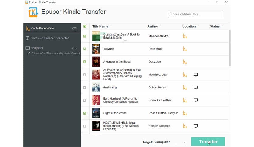 Epubor Kindle Transfer 1.0.2.284