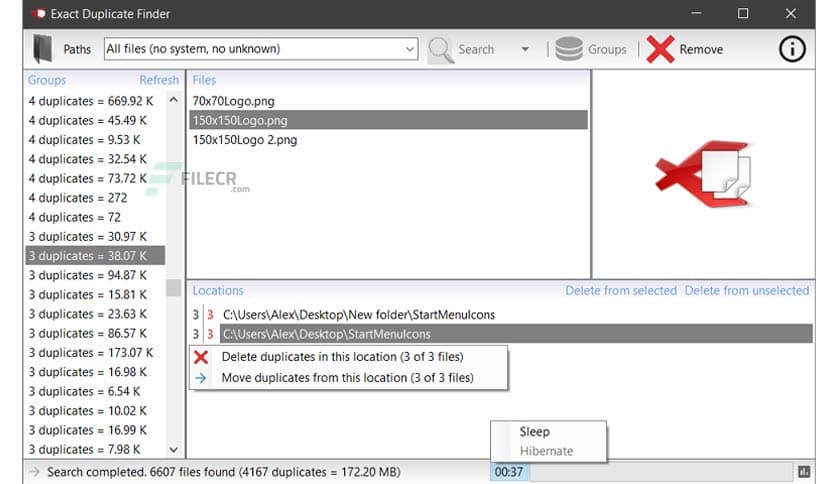 Exact Duplicate Finder 0.9.8.0