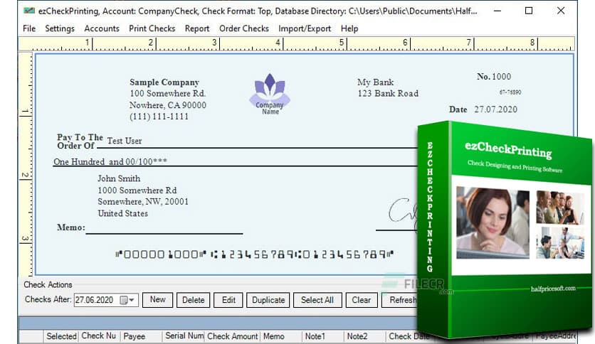 ezCheckPrinting 9.1.14