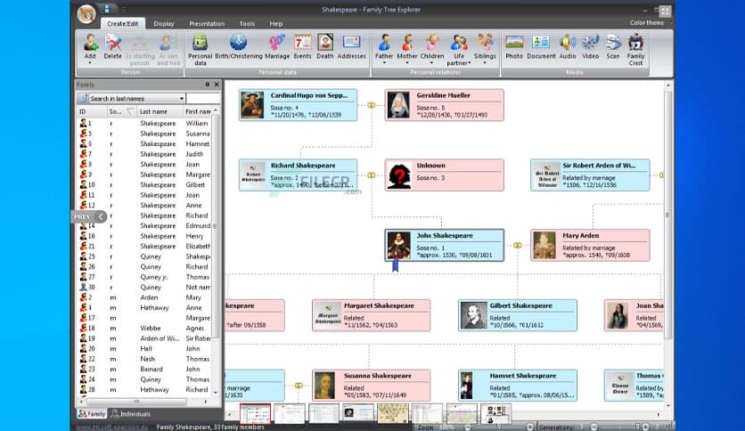 Family Tree Explorer Standard 10.0.0