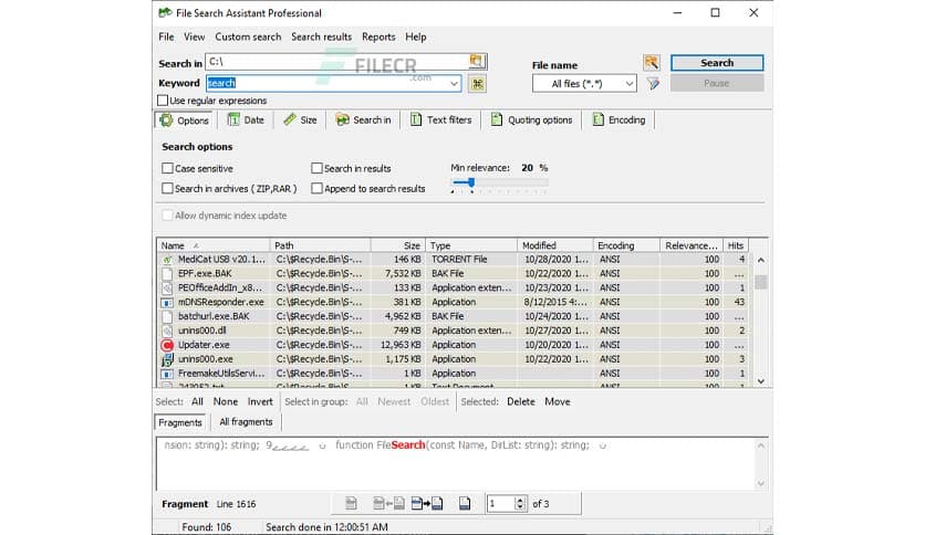 File Search Assistant Pro 4.3.0.15