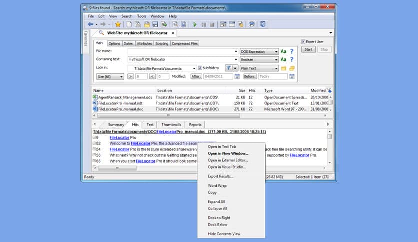 Mythicsoft FileLocator Pro 2022.3544
