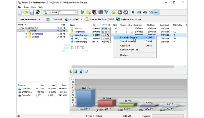 MindGems Folder Size 5.8.0.2