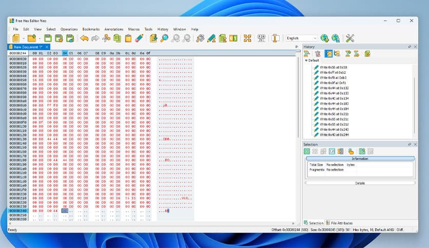 Free Hex Editor Neo 7.50.04.8813