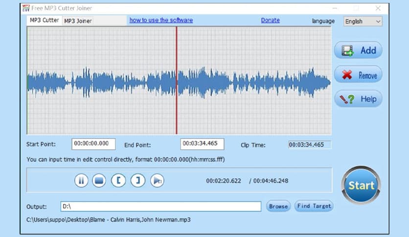 Free MP3 Cutter Joiner