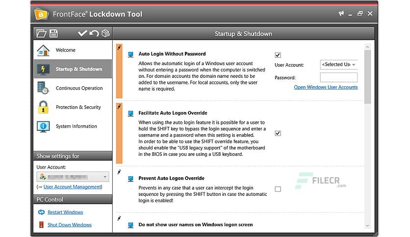 FrontFace Lockdown Tool 5.5.4