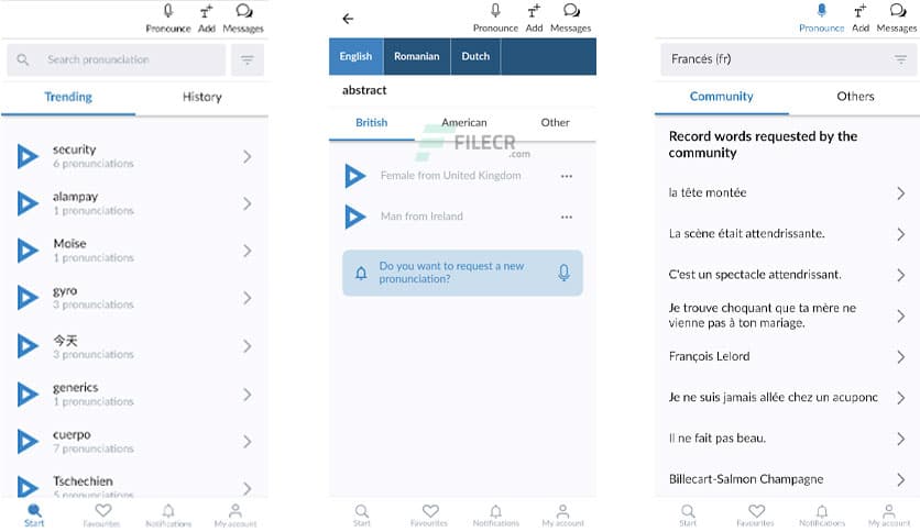 Forvo Pronunciation Guide v4.1.0