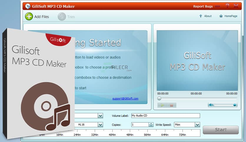 GiliSoft MP3 CD Maker 9.7.0