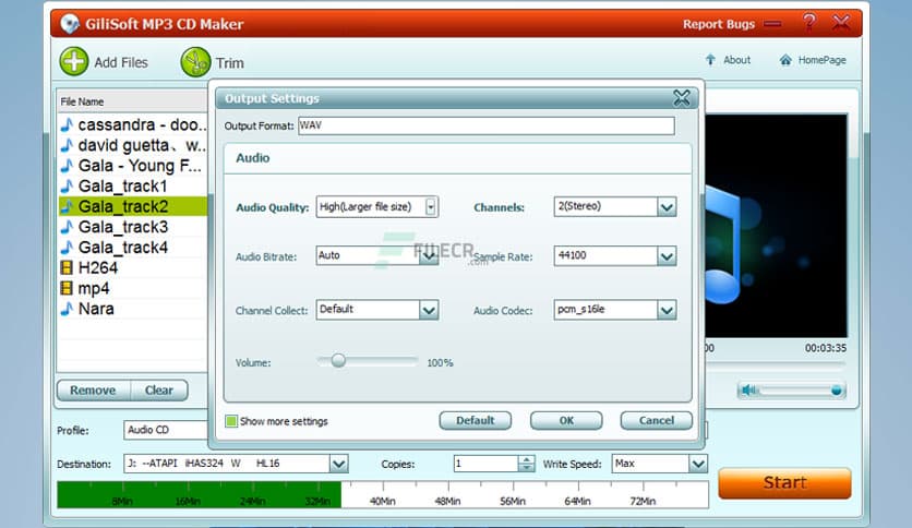 GiliSoft MP3 CD Maker 9.7.0